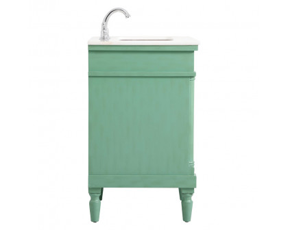 Elegant Bathroom Vanity - Vintage Mint, L 24" (VF13024VM)