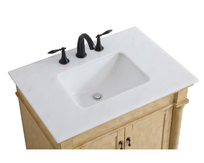 Elegant Bathroom Vanity - Antique Beige, L 30" (VF13030AB)