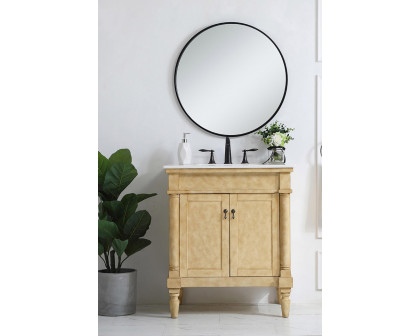 Elegant Bathroom Vanity - Antique Beige, L 30" (VF13030AB)