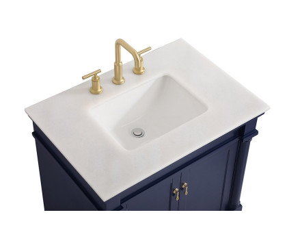 Elegant Bathroom Vanity - Blue, L 30" (VF13030BL)