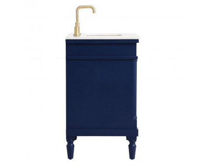 Elegant Bathroom Vanity - Blue, L 30" (VF13030BL)