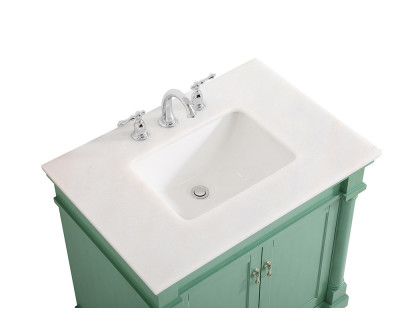 Elegant Bathroom Vanity - Vintage Mint, L 30" (VF13030VM)