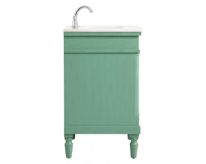 Elegant Bathroom Vanity - Vintage Mint, L 30" (VF13030VM)