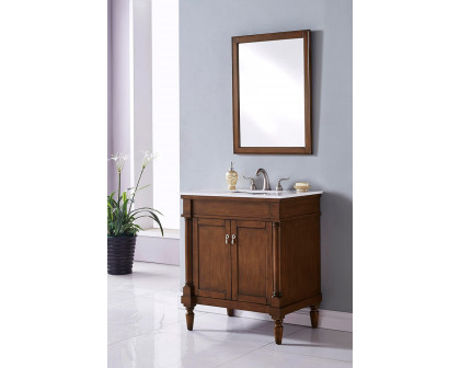 Elegant Bathroom Vanity - White, L 30" (VF13030WT)