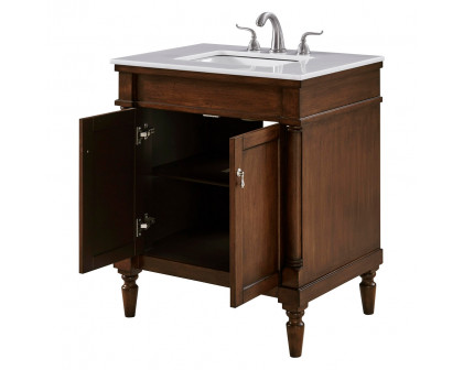 Elegant Bathroom Vanity - White, L 30" (VF13030WT)