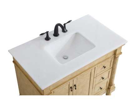 Elegant Bathroom Vanity - Antique Beige (VF13036AB)