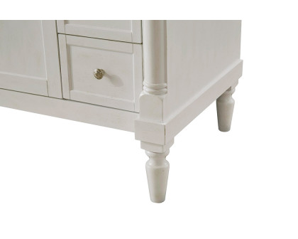 Elegant Bathroom Vanity - Antique White (VF13036AW)