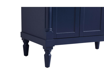 Elegant Bathroom Vanity - Blue (VF13036BL)