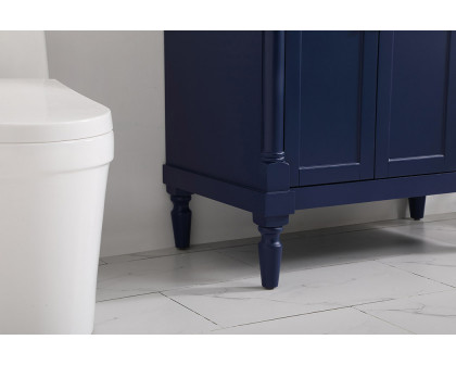 Elegant Bathroom Vanity - Blue (VF13036BL)