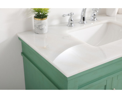 Elegant Bathroom Vanity - Vintage Mint (VF13036VM)