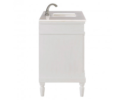 Elegant Bathroom Vanity - Antique White, L 42" (VF13042AW)