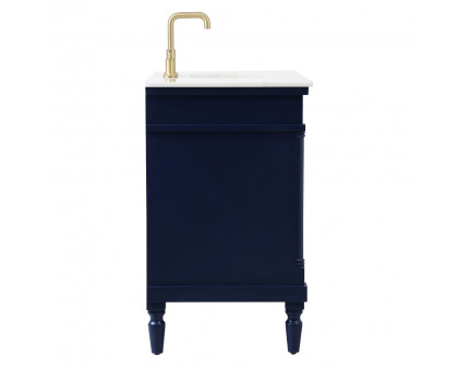 Elegant Bathroom Vanity - Blue, L 42" (VF13042BL)