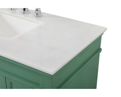 Elegant Bathroom Vanity - Vintage Mint, L 42" (VF13042VM)