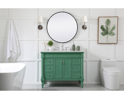 Elegant Bathroom Vanity - Vintage Mint, L 42" (VF13042VM)