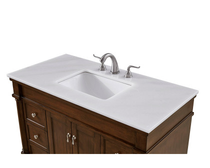 Elegant Bathroom Vanity - Walnut, L 42" (VF13042WT)