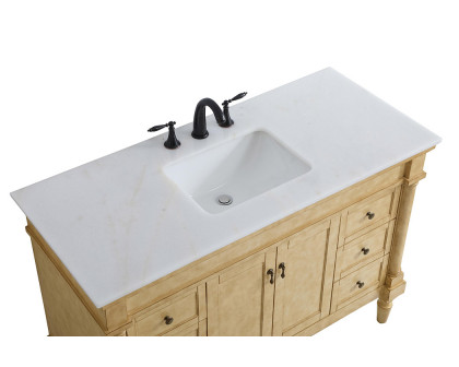 Elegant Bathroom Vanity - Antique Beige, L 48" (VF13048AB)