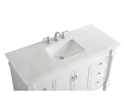 Elegant Bathroom Vanity - Antique White, L 48" (VF13048AW)