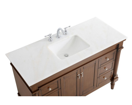 Elegant Bathroom Vanity - White, L 48" (VF13048WT)