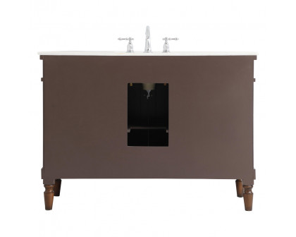 Elegant Bathroom Vanity - White, L 48" (VF13048WT)