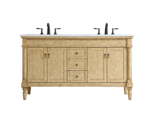 Elegant Bathroom Vanity - Antique Beige (VF13060DAB)