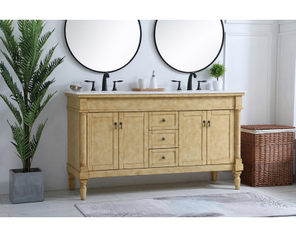 Elegant Bathroom Vanity - Antique Beige (VF13060DAB)