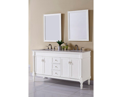 Elegant Bathroom Vanity - Antique White (VF13060DAW)