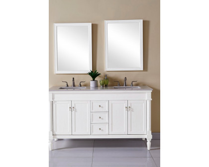 Elegant Bathroom Vanity - Antique White (VF13060DAW)