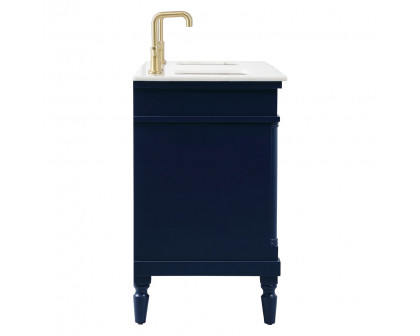 Elegant Bathroom Vanity - Blue (VF13060DBL)