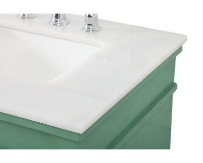 Elegant Bathroom Vanity - Vintage Mint (VF13060DVM)