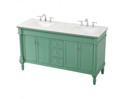 Elegant Bathroom Vanity - Vintage Mint (VF13060DVM)