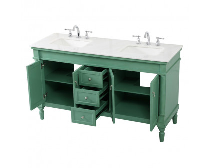 Elegant Bathroom Vanity - Vintage Mint (VF13060DVM)