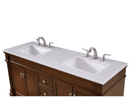 Elegant Bathroom Vanity - Walnut (VF13060DWT)