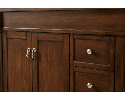 Elegant Bathroom Vanity - Walnut (VF13060DWT)