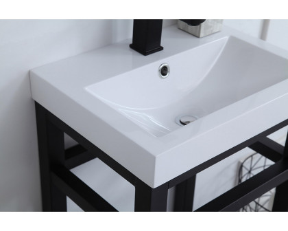 Elegant Bathroom Vanity - Black, L 18" (VF14018BK)