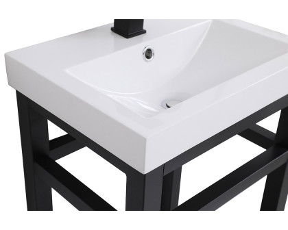 Elegant Bathroom Vanity - Black, L 18" (VF14018BK)