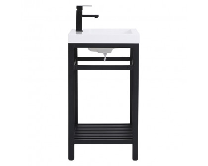 Elegant Bathroom Vanity - Black, L 24" (VF14024BK)