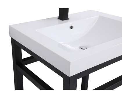 Elegant Bathroom Vanity - Black, L 24" (VF14024BK)