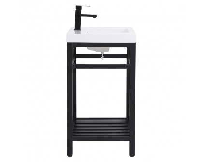 Elegant Bathroom Vanity - Black, L 30" (VF14030BK)