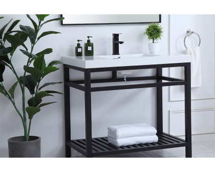 Elegant Bathroom Vanity - Black, L 36" (VF14036BK)