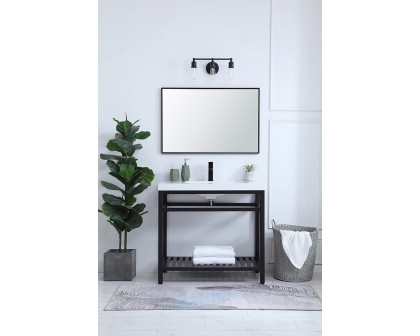 Elegant Bathroom Vanity - Black, L 36" (VF14036BK)