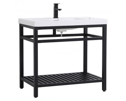 Elegant Bathroom Vanity - Black, L 36" (VF14036BK)