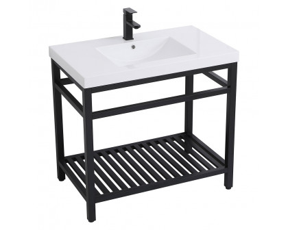 Elegant Bathroom Vanity - Black, L 36" (VF14036BK)