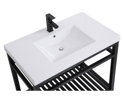 Elegant Bathroom Vanity - Black, L 36" (VF14036BK)