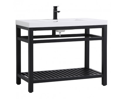 Elegant Bathroom Vanity - Black, L 42" (VF14042BK)