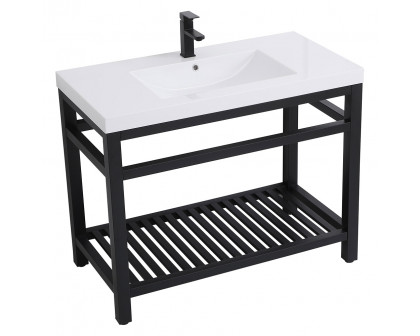 Elegant Bathroom Vanity - Black, L 42" (VF14042BK)