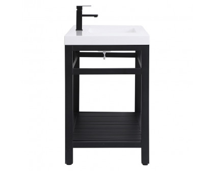 Elegant Bathroom Vanity - Black, L 48" (VF14048BK)