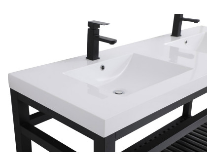 Elegant Bathroom Vanity - Black, L 60" (VF14060DBK)