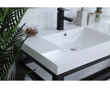 Elegant Bathroom Vanity - Black, L 60" (VF14060DBK)