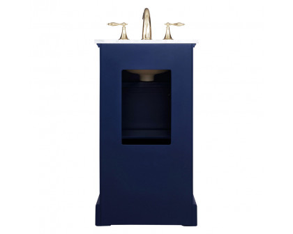 Elegant Bathroom Vanity - Blue (VF15019BL)