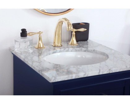 Elegant Bathroom Vanity - Blue (VF15019BL)